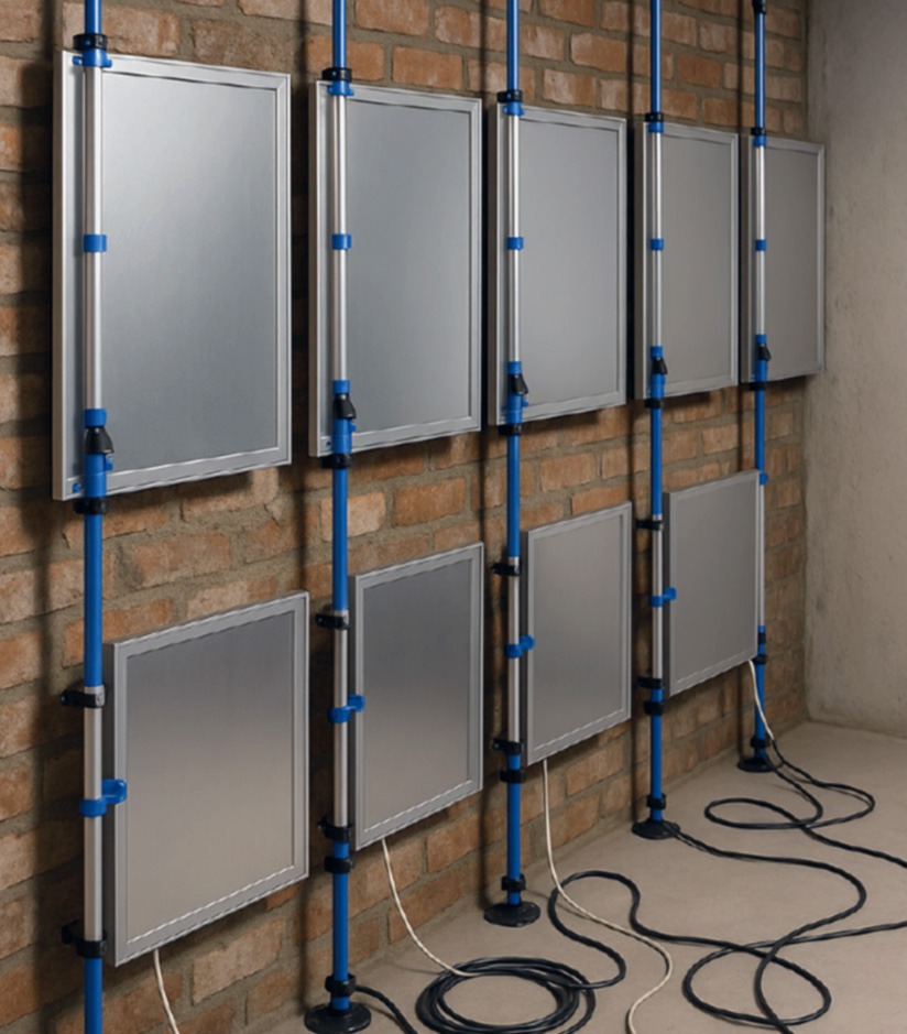 Infratrot Wandtrocknung