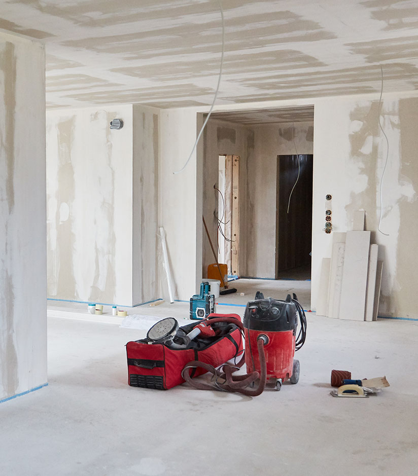 Umfassende Trockenbauarbeiten